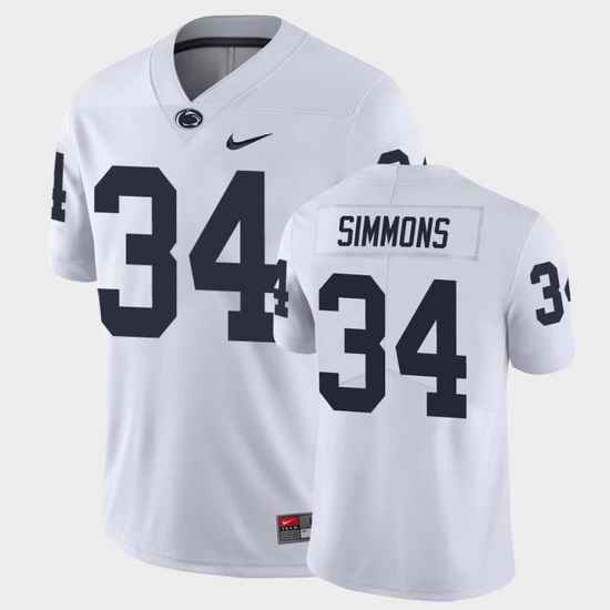 Men Penn State Nittany Lions Shane Simmons Limited White College Football Jersey